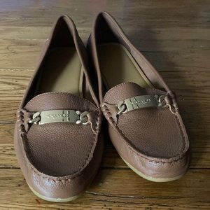 Barely worn Coach flats size 10